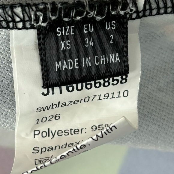 Multicolour magazine patchwork blazer - Picture 7 of 7